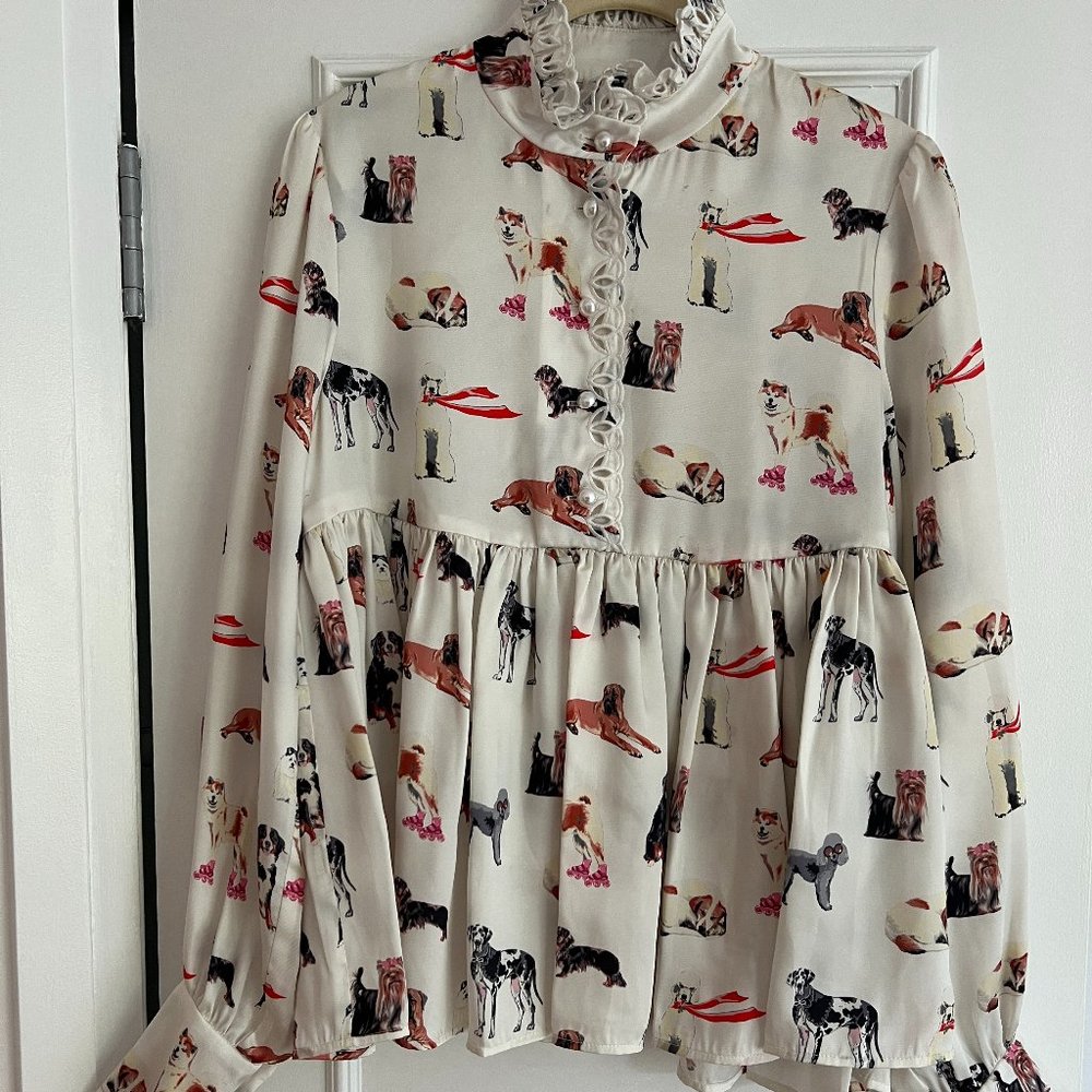 Manoush Dog Pearl Blouse - Never Worn!